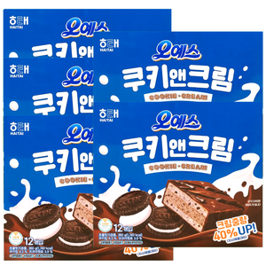 해태제과 오예스 쿠키앤크림, 360g, 5개