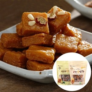 기타 [김규흔한과] 패스츄리 꿀약과 500g(50개입) + 단호박꿀약과 총 100개입, 2세트