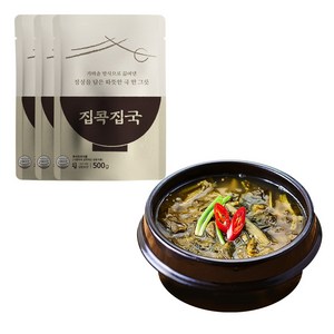 집콕집국 시래기된장국 500g, 3개