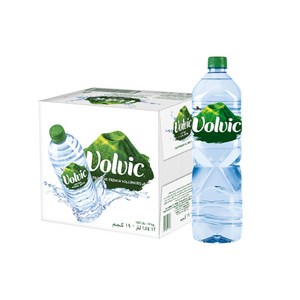 Volvic 내추럴 미네랄 워터, 500ml, 24개