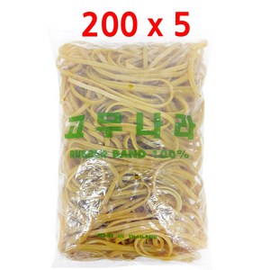 고무나라 고무밴드 1kg 200 x 5 mm, 1개