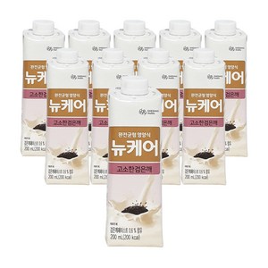 대상웰라이프 뉴케어 고소한 검은깨, 200ml, 10개