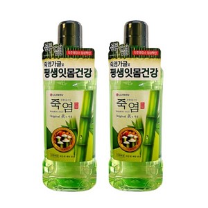 LG생활건강 죽염 가글 오리지널 진 750ml, 2개