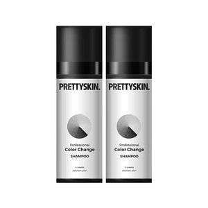 프리티스킨 프로페셔널 컬러 체인지 염색 샴푸, 2개, 200ml