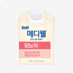 (리뉴얼) [엠디웰] 메디웰 당뇨식 (제조사: 매일유업 판매원:대웅제약), 200ml, 30개