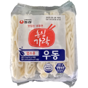 농심 냉동 업소용 우동면 5입 1.15kg, 6개