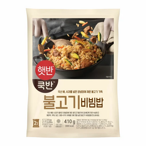 CJ비비고 쿡반 불고기 비빔밥 410g, 4개