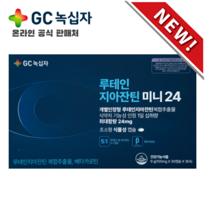 GC녹십자 루테인지아잔틴미니24 90캡슐 3개월 분(100mgx30캡슐x3개), 90회분, 1개