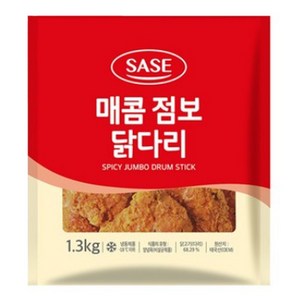 사세 매콤점보닭다리 편의점치킨, 1.3kg, 3개