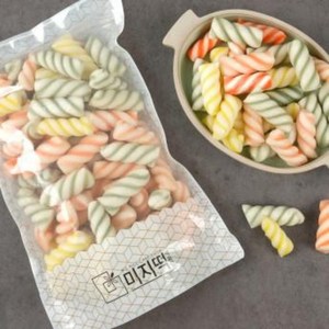 [미지] 꽈배기 떡볶이떡 2종 (조리용 튀김용) 떡튀김 쌀떡볶이, 튀김용 1kg, 1kg, 1개