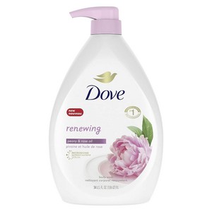 도브 Renewing Peony & Rose Oil Body Wash, 1개, 1L