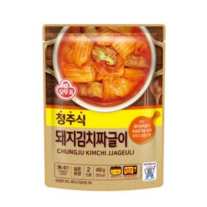 오뚜기 청주식 돼지김치짜글이, 450g, 7개