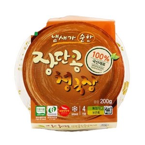 (장단콩) 장단콩청국장 DMZ직접재배 100%국산콩 200g, 5개