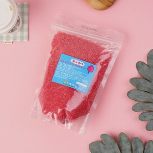 자일리톨 프리미엄 솜사탕 설탕 딸기향 (핑크색) 1Kg (연한색), 1개