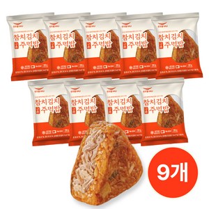 한우물 참치김치 주먹밥 100g, 9개