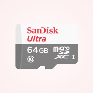 샌디스크코리아 공식인증정품 마이크로 SD 카드 SDXC ULTRA 울트라 QUNR 64GB, 1개