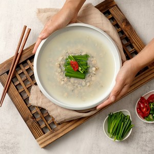 [5+1] 하첩국 간에좋은 국내산 하동 광양 섬진강 재첩국 숙취해소 해장국 500g, 5개