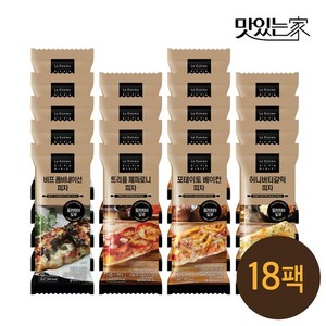 리뉴얼 라쿠치나 포카치아 수제 피자 18팩(비프+페퍼+포테이토+허니갈릭), 없음, 140g