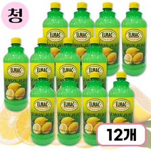 엘막 레몬주스 946ml 한박스, 12개