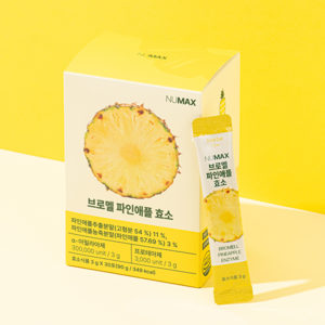 뉴맥스 브로멜 파인애플 브로멜라인 효소 30p, 1개, 90g