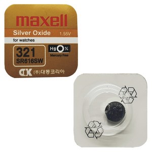 [MAXELL] 321 SR616SW DA 280-73 SB-AF DF (SR65) JAPAN 정품 1EA, 1개입, 1개