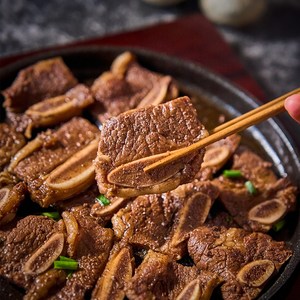 더갈비 지방제거 프리미엄 양념 LA갈비 1kg(냉동) 1개, 1kg