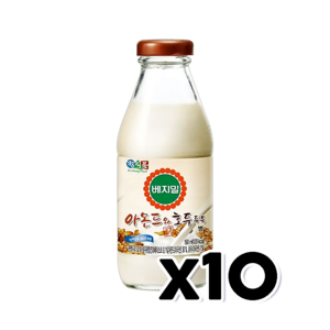 베지밀 아몬드와호두 두유 병음료 190ml x 10개, 단품