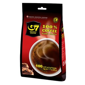 G7 블랙 커피, 2g, 100개입, 1개