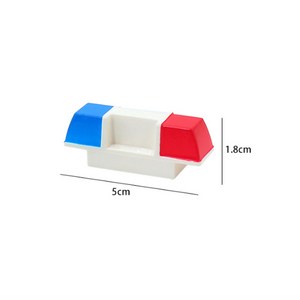 듀플로 자동차 수레 비행기 탈것 큰블럭 호환 피규어 모음, 10. 사이렌 부품, 1개