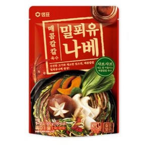 샘표 매콤칼칼 밀푀유나베 육수, 500g, 1개