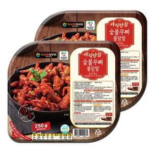 야식만참 숯불무뼈불닭발 250g, 2개