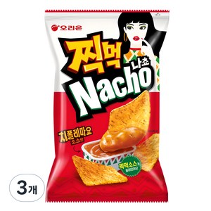 오리온 찍먹 나쵸 치폴레마요소스맛, 3개, 84g