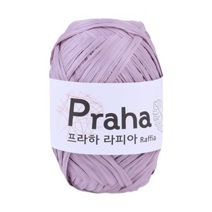 마마니트 프라하실 라피아 Raffia 100%, 19 라일락, 1개