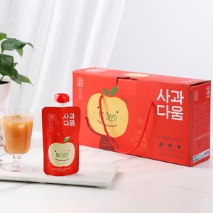 사과다움 씨없는 100% 사과즙, 120ml, 20개