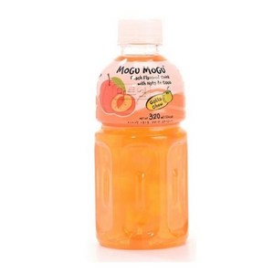 MOGUMOGU 모구모구 복숭아 (320ml x 6개) 음료수, 320ml, 6개