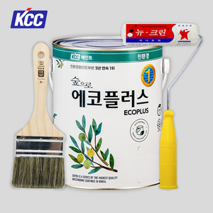 KCC페인트 숲으로 에코플러스 K 친환경 실내 인테리어 수성페인트, 2.라이트그레이, 1개, 3.78L