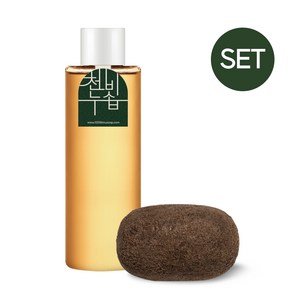 천비누솝 정안고 천연성분 2종 기초 케어 세트 (비누100g+에센스260ml), 1세트