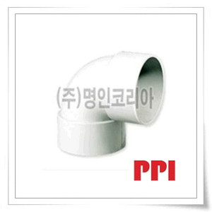 [PPI평화] (반품불가)배수엘보90도 PVC 200A(5), 1개