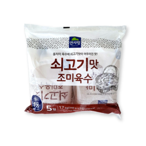 면사랑 쇠고기맛 조미육수 벌크 업소용 대용량 30봉입, 10.2kg, 1박스