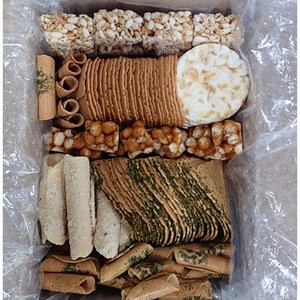 [7가지 전통맛 전병모음] 곡물나라 전병모듬세트 1.15kg 대용량 수제과자 명절 선물세트 전통 간식, 1개