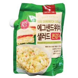 쉐프엠 짜먹는 콘감자 에그 샐러드 1kg, 아이스팩 포장, 1개