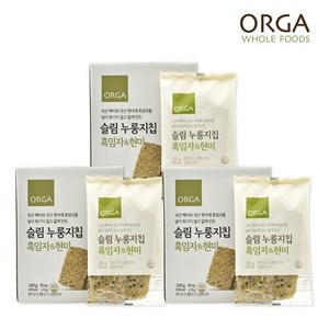 풀무원 ORGA 슬림누룽지칩 흑임자현미 33gX10개입 x 3개, 33g