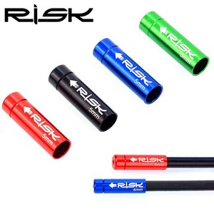 RISK 브레이크 변속기 겉선 케이블 마감재 엔드캡 RD0426, 5mm 브레이크용, 레드, 1개