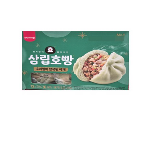 삼립 우리밀야채 호빵 90gx12입, 90g, 12개