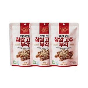 [오희숙전통부각] 찹쌀고추부각30g X 3봉, 30g, 3개