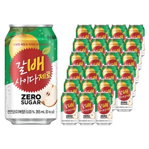 해태htb 갈배사이다 제로, 355ml, 24개