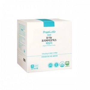 프로스랩 유기농 프리바이오틱스 패밀리 유산균 3+1 1SET (남녀노소 / 4개월분), 150g, 4개