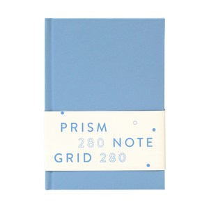인디고 프리즘 280 모눈 양장노트, 밀키블루, 1개
