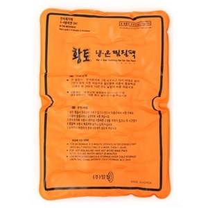 일월 냉온 PVC 황토 사각 찜질팩, 1개