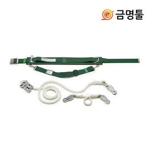 유신 YS88 주상안전대세트 전주용 벨트 회전식로프 보조죔줄포함 안전벨트, 1개